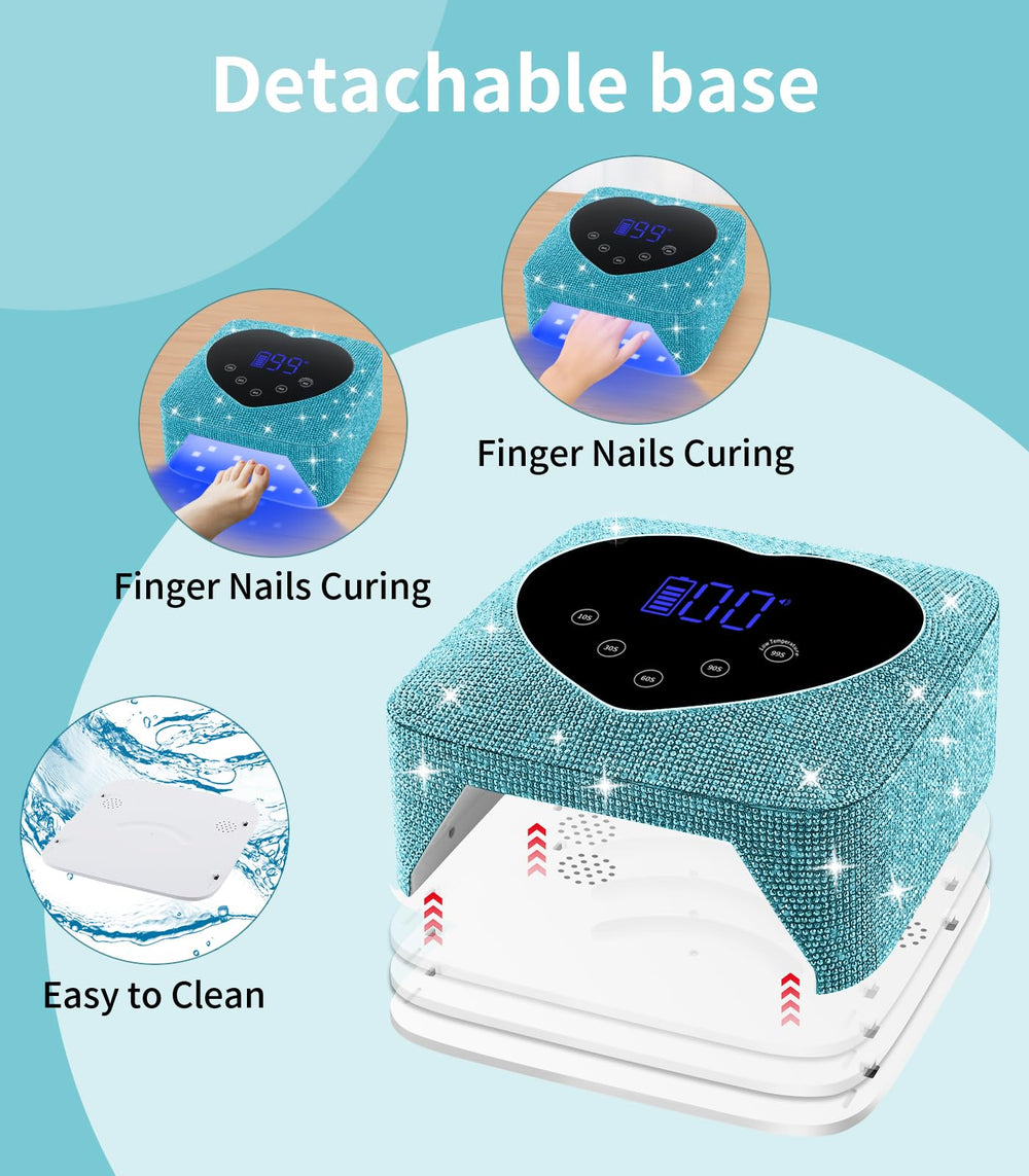 HUGMAPLE lamp suits both salon and home use for comfortable, efficient sessions.