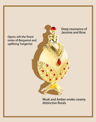 Huibao Gold roller applicator for close-to-skin fragrance.