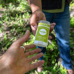 HUMBLE Bergamot Ginger deodorant stick with vibrant, lasting aroma