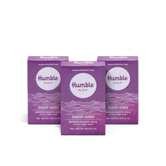Humble Brands Mountain Lavender three-pack soap bars for gentle cleansing