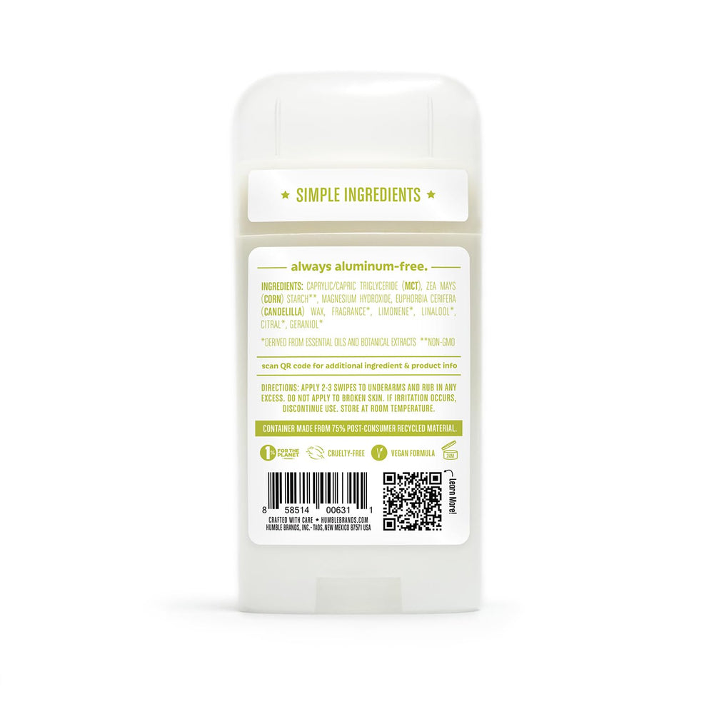 Humble Brands pack of three aluminum-free deodorants.