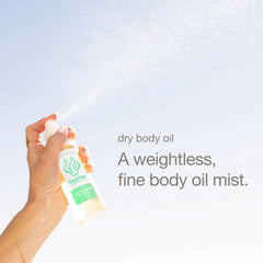 Spray-on application after shower for smooth, non-greasy skin with HUME SUPERNATURAL.