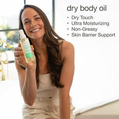 HUME SUPERNATURAL Dry Body Oil Spray captures subtle prickly pear and cactus flower scent.