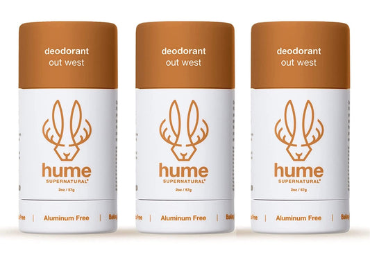 Hume Supernatural Out West 3-pack ready for on-the-go freshness and long-lasting odor control.