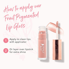 100% PURE Naked lip gloss vegan and cruelty-free beauty essential.