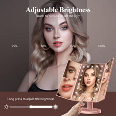 HUONUL 2x magnification aids precise tweezing and brow work