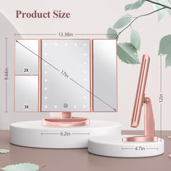 HUONUL makeup mirror in a dorm room setup