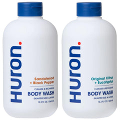 Huron Body Wash Citrus-Eucalyptus bottle for a refreshing cleanse