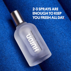 Huron Men's Cologne packaging box presents modern, gift-ready presentation