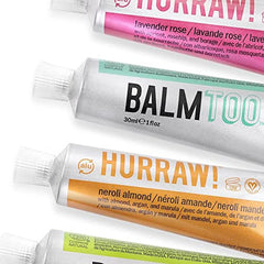 Aluminum tube packaging preserves Balmtoo freshness and reduces waste.