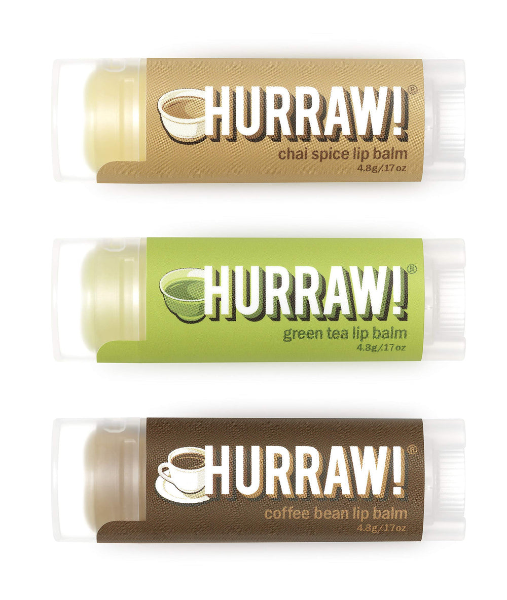 Hurraw! Chai Spice lip balm tube for smooth on-the-go moisture.