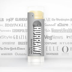 Anise seed oil aroma enhances Hurraw Licorice lip balm experience