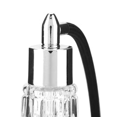 HURRISE atomizer top provides a refined spray experience.