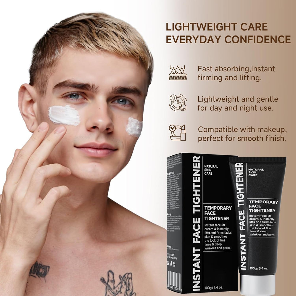 HUSPUR Face Tightener unisex formula for all adults and skin types.