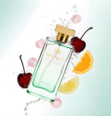 HVNLY Pleasure EDP glass bottle close-up highlights crystal-clear finish and luxury vibe