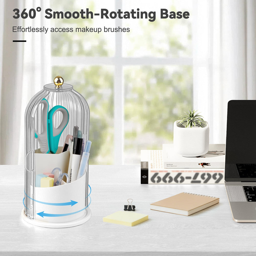 Hvygss silicone non-slip base keeps the organizer stable on slick surfaces