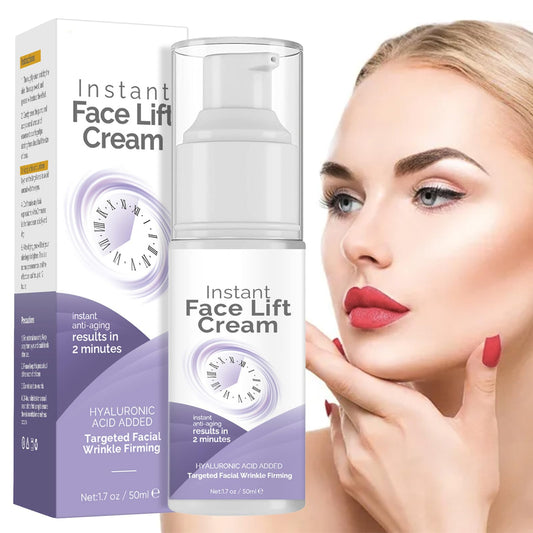 HWGIZP Instant Face Lift Cream bottle pump for easy, hygienic application.