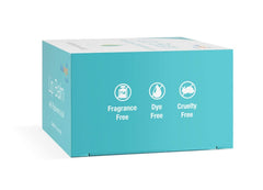 Hyalogic coconut oil visual suggests gentle, natural nourishment for lips.