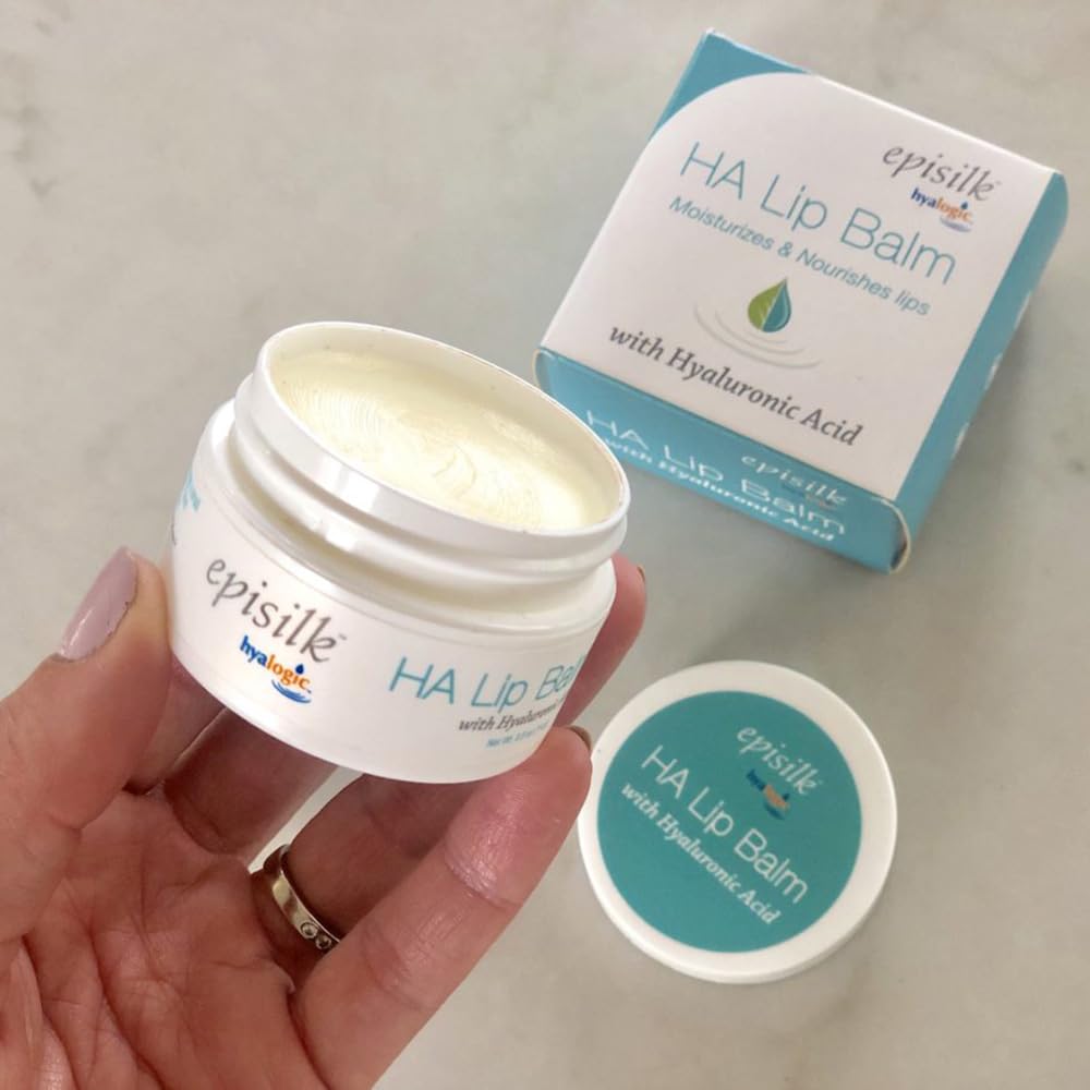 Hyalogic HA Lip Balm twist-stick demonstrates precise, mess-free lip care.