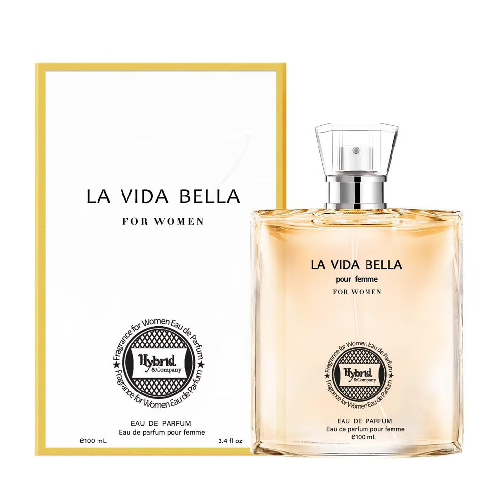 Hybrid & Company La Vida Bella bottle front for everyday elegance