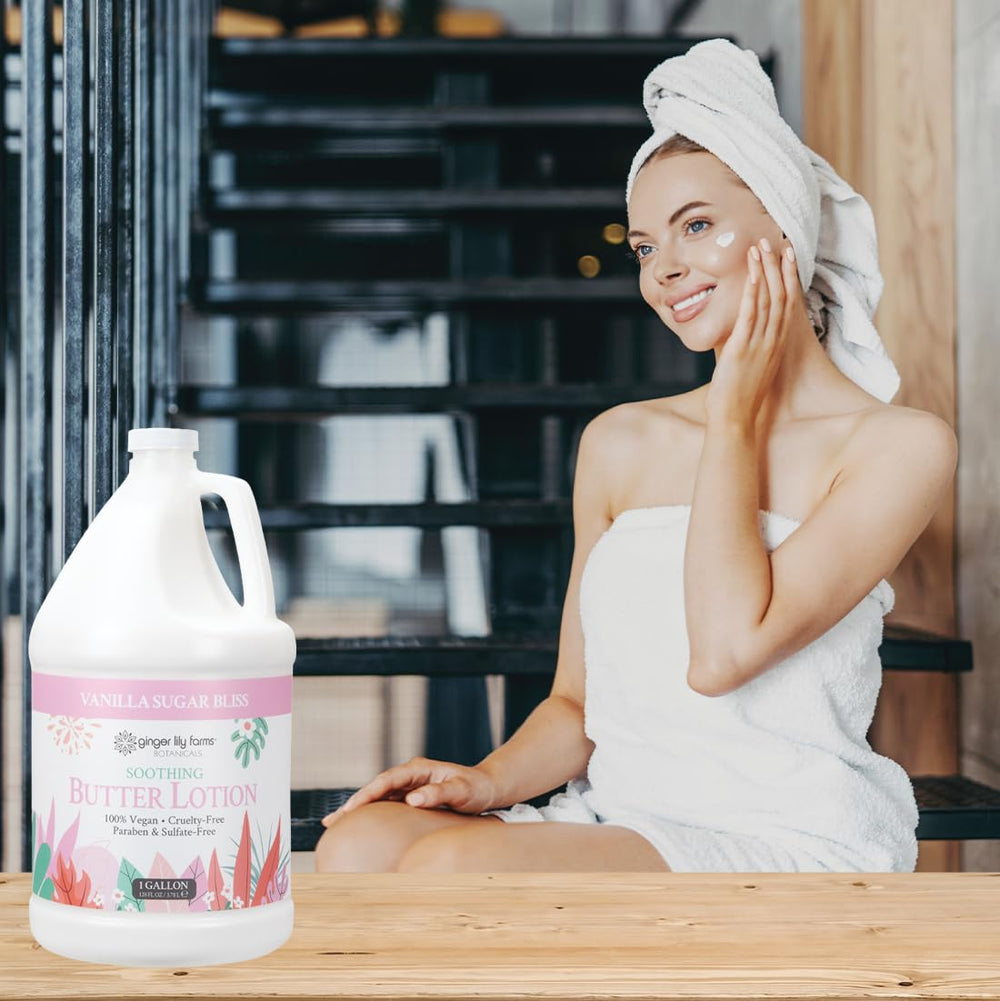 Sleek lotion glazing skin after application for smooth, hydrated feel