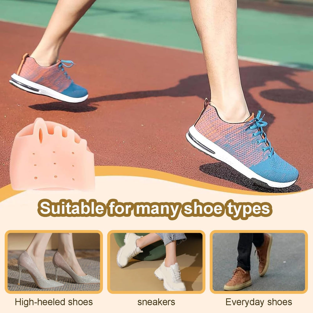 Hyggear Toe Bunion Corrector relieves rubbing with natural toe positioning during activities