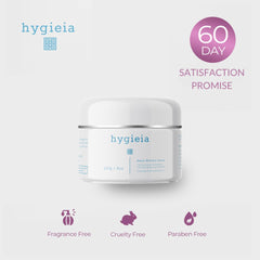 Hygieia+ Smart Wrinkle Cream texture spotlight showing creamy finish