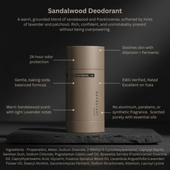 HygieneLab deodorant ingredients propanediol support skin-friendly moisture