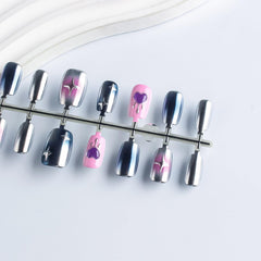 HZJXRT love heart 3D design nails for romantic occasions