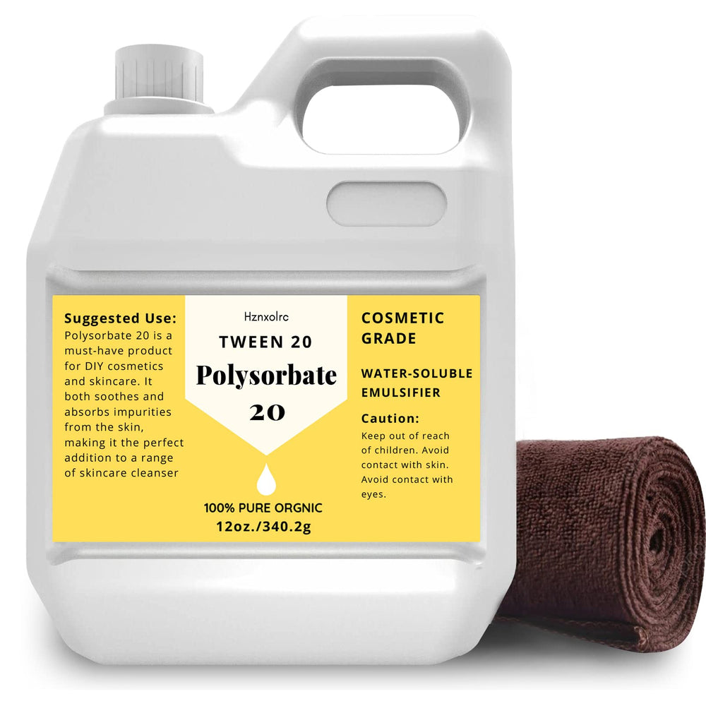 Hznxolrc Polysorbate-20 emulsifier bottle pour for smooth cosmetic emulsions