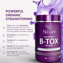 I Belli Capelli Ravenna B-tox Kit argan-oil mask for nourishing shine
