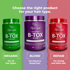 I Belli Capelli Ravenna B-tox Kit anti-frizz smoothing for silky blond hair