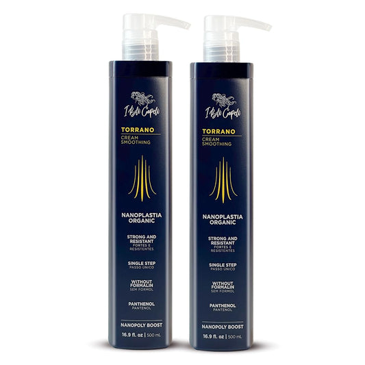 I Belli Capelli Torrano bottle for single-step keratin treatment you apply to hair