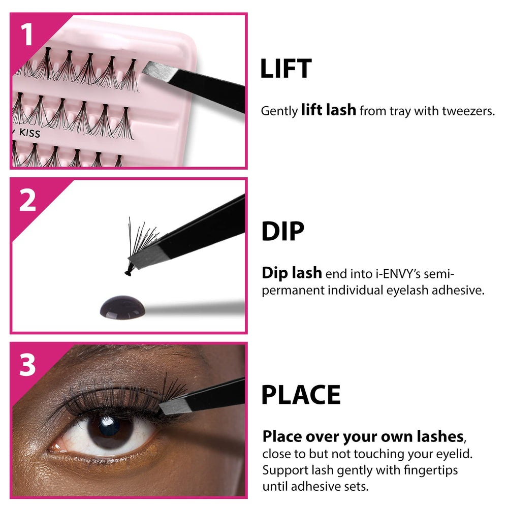 i-ENVY lash remover helps cleanly soften and remove without pulling.