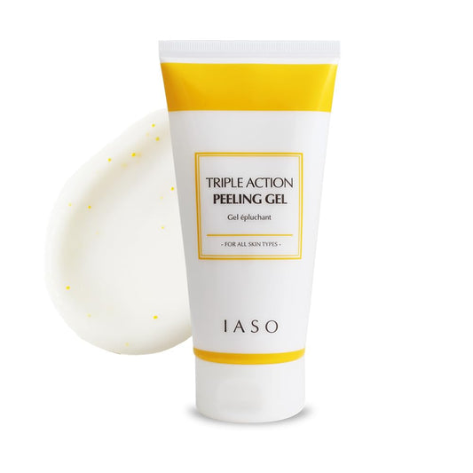 IASO Triple Action White Peeling Gel bottle for gentle exfoliation and pore cleansing