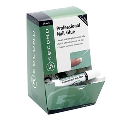 IBD 5 Second Nail Glue bottle and pack – fast-drying hold for natural nails