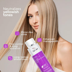 I Belli Capelli Venice keratin treatment application shows even coverage on hair