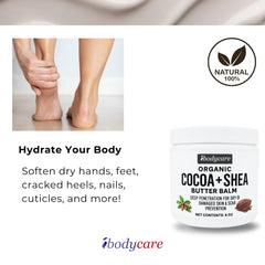 ibodycare All-skin-types safe formula is gentle for sensitive or dry skin.