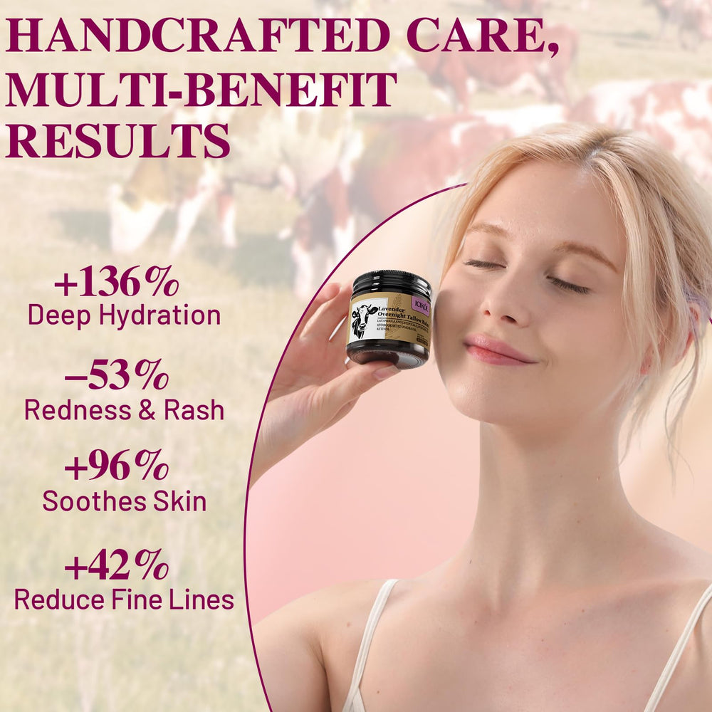 ICIKOL Balm applied to the face, gentle moisturizing action
