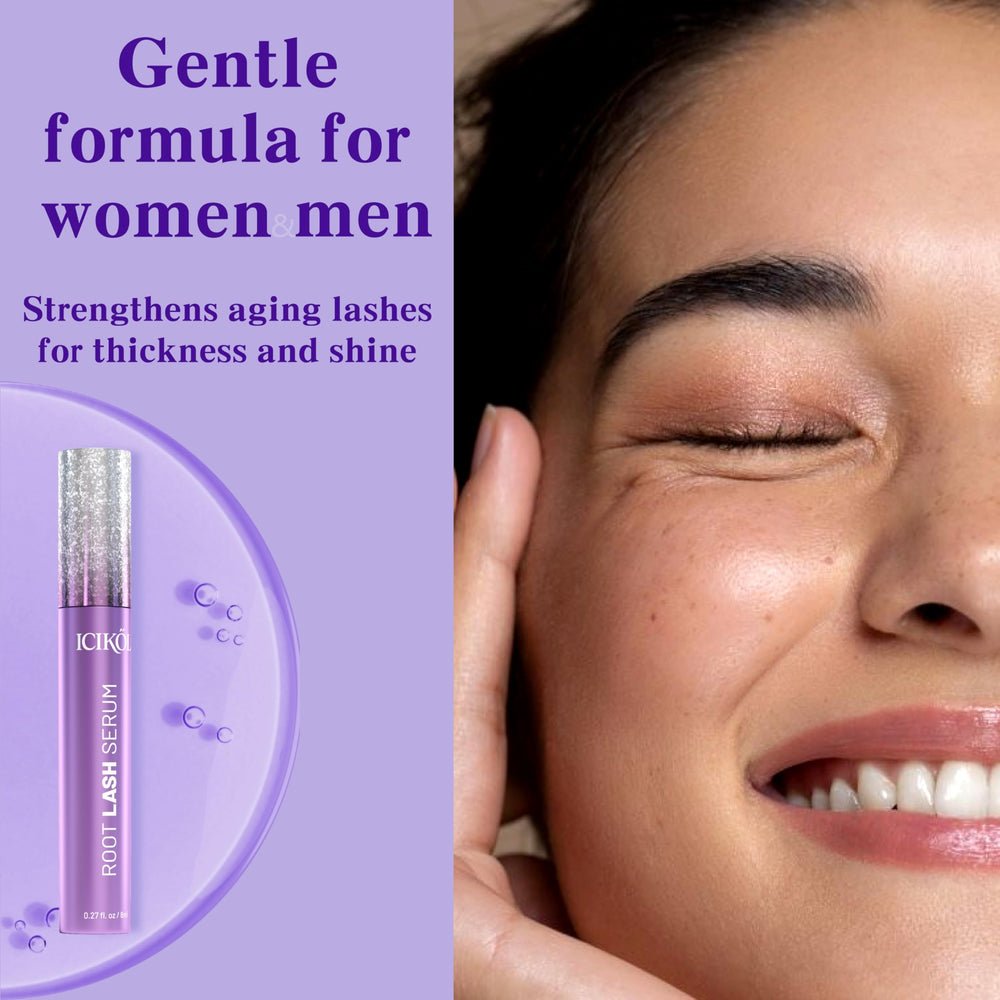 ICIKOL Eyelash Serum vegan-cruelty-free badge signals kinder beauty