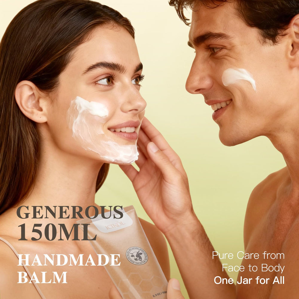 ICIKOL honey and beeswax ingredients close-up signaling natural skincare essentials