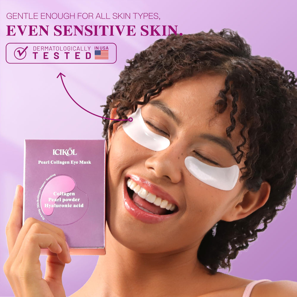 ICIKOL overnight under-eye treatment set ideal for bedtime routine.