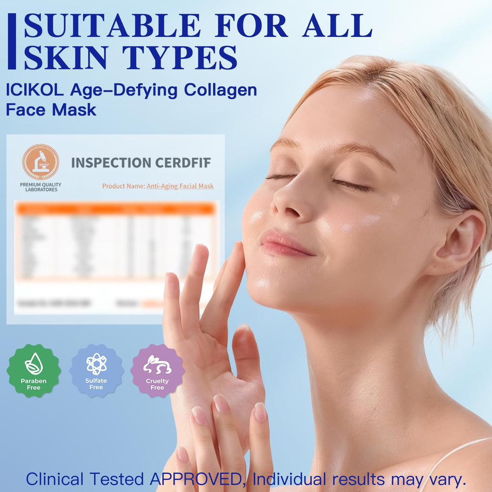 ICIKOL soft jelly texture ensures comfortable, non-irritating facial contact.