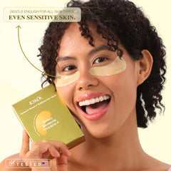 ICIKOL turmeric collagen brightening under-eye patches for a smoother look.