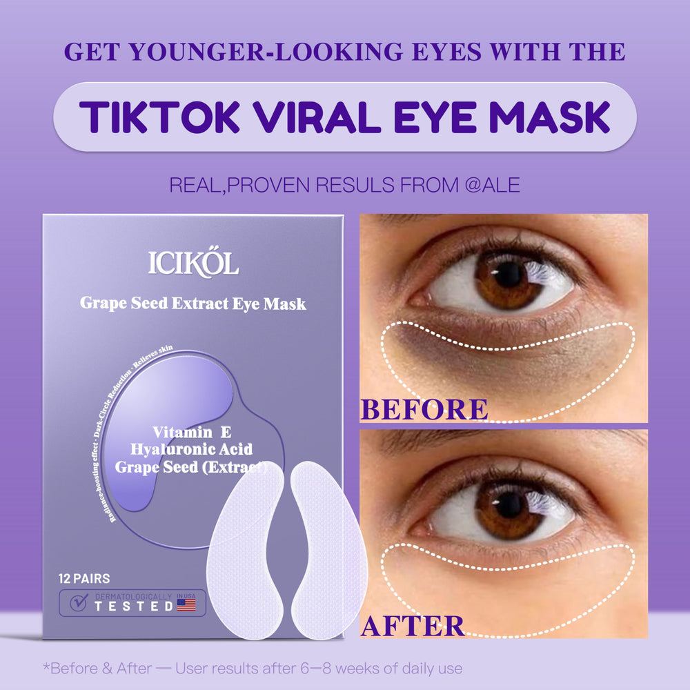 ICIKOL patches cooling and hydrating to reduce under-eye puffiness