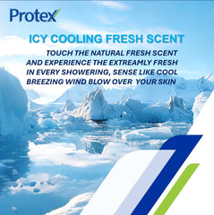 Icy Cool Bar Soap Pack 4 natural blends features flaxseed oil and green tea extracts.