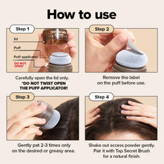 I DEW CARE Dry shampoo powder absorbs oil for quick refresh