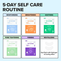 I DEW CARE soothing face mask eye patch calming tired skin