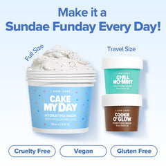 I DEW CARE Sundae Scoop Chill Mo Mint mask purifies pores with gentle exfoliation.