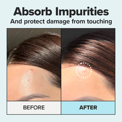IDEW CARE Timeout patch being applied to the face for targeted blemish care.